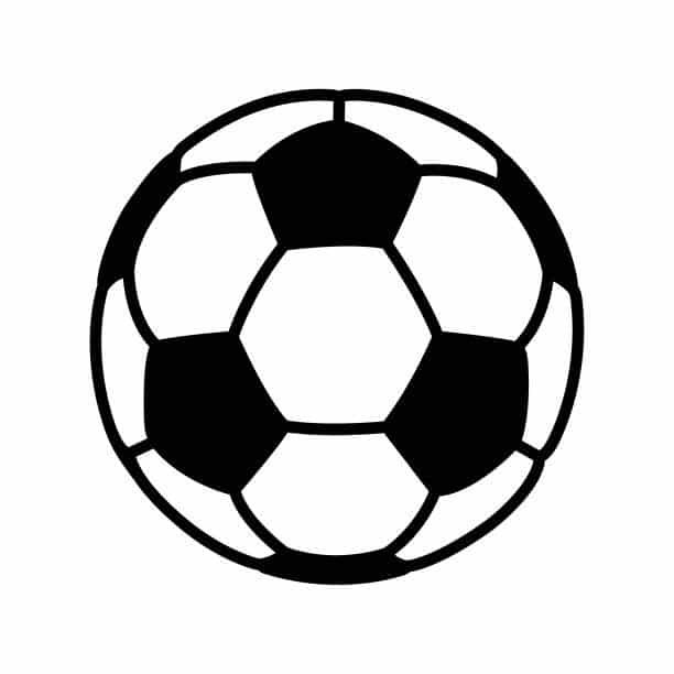 Football Clipart Black And White