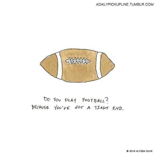 Football Pick Up Lines