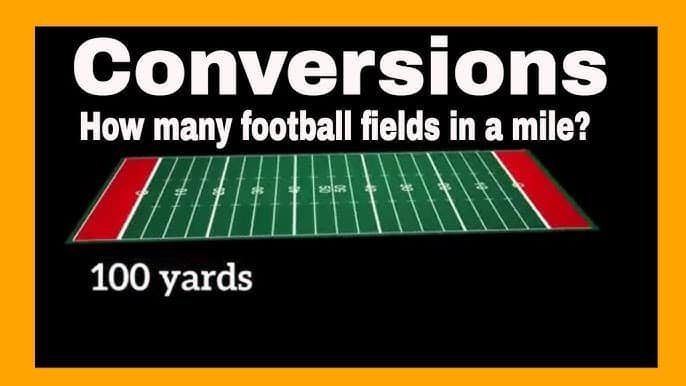 How Many Football Fields in a Mile