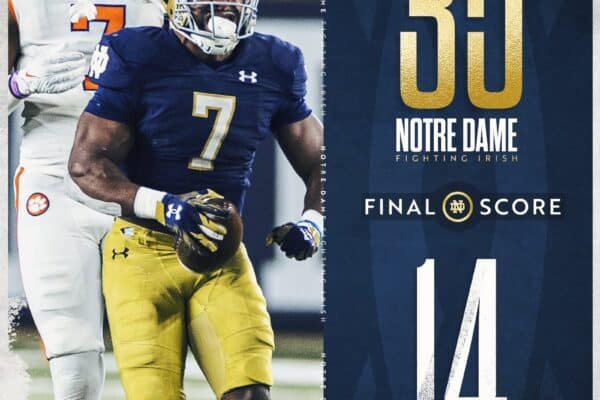 Notre Dame Football Score