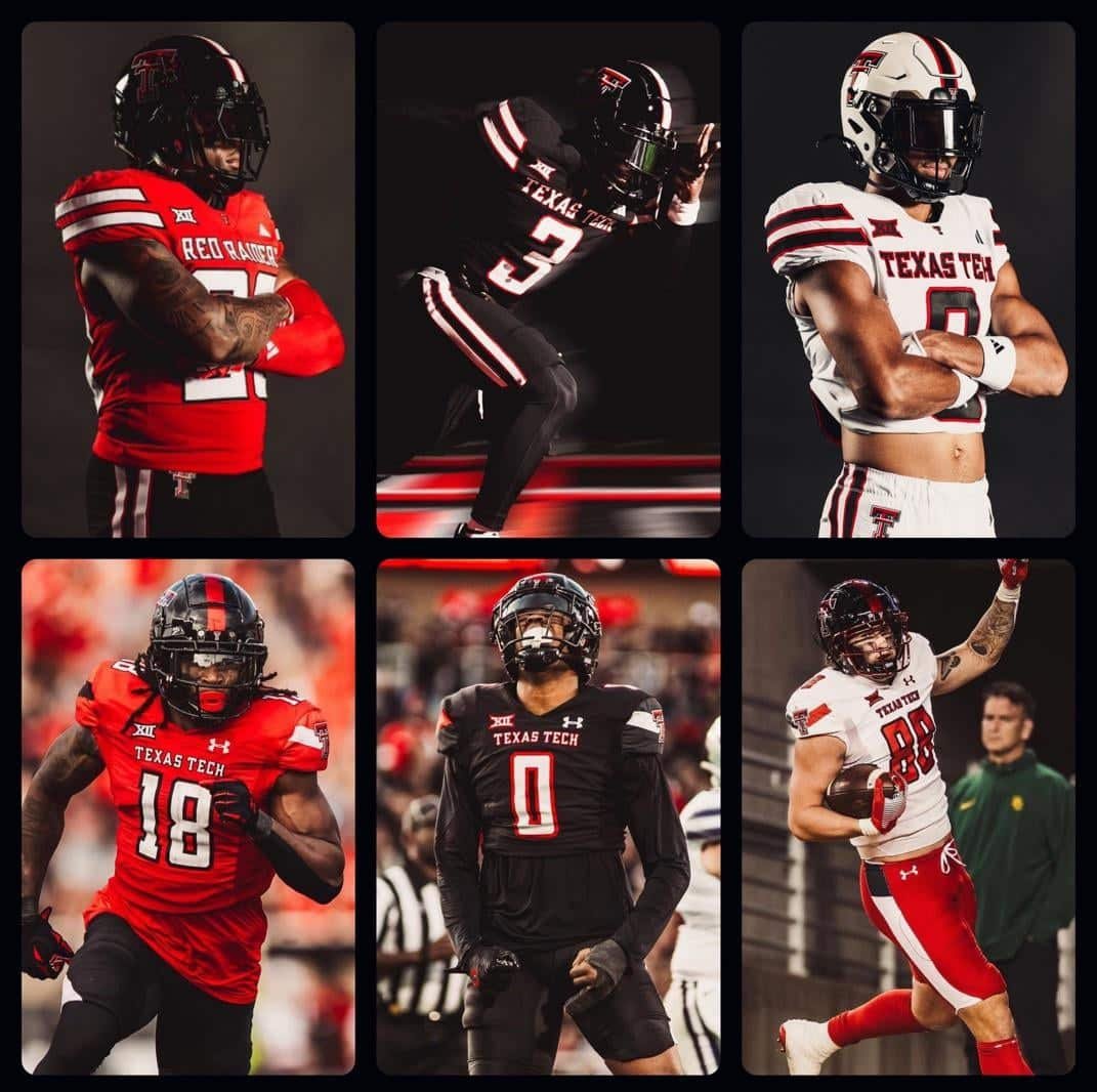 Texas Tech Football Uniforms