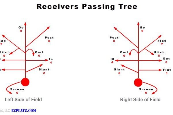 Youth Football Route Tree